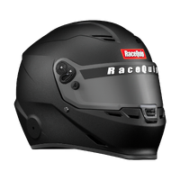RACEQUIP NX25 FILL FACE HELMET FLAT BLACK MEDUIM