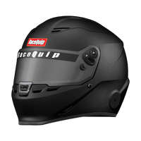 RACEQUIP NX25 FILL FACE HELMET FLAT BLACK LARGE