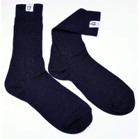 RACEQUIP SFI 3.3 SOCKS BLACK MEDIUM 8-9