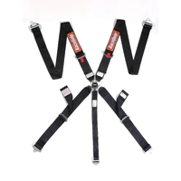 RACEQUIP CAMLOCK HARNESS BLACK PULL-UP LAP