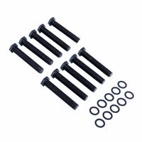 Wheel Stud, 1/2-20 in Thread, 3.000 in Long, Screw-In, Hex Head, Set of 10