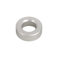 Flat Spacer, 5/8 in ID, 7/16 in Thick, Aluminum, Natural, Strange Wheel Spacer, Each
