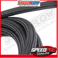 SPEEDFLOW 200 SERIES BLACKENED -6 TEFLON HOSE - 5M (16.4FT) T200-06-BLK-5M