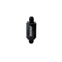 FPR Billet Fuel Filter 10um AN-10 - Black