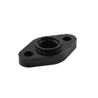 Billet Turbo Drain adapter with Silicon O-ring. 52.4mm mounting hole center - Large frame universal fit.