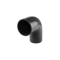 Silicon Hose 90 Elbow 3.50" BLACK