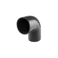 Silicon Hose 90 Elbow 4.00" BLACK