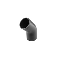 Silicon Hose 45 Reducer Elbow 2.75"-3.00" Black
