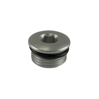 Fitting -8 AN ORB Blank - Silver